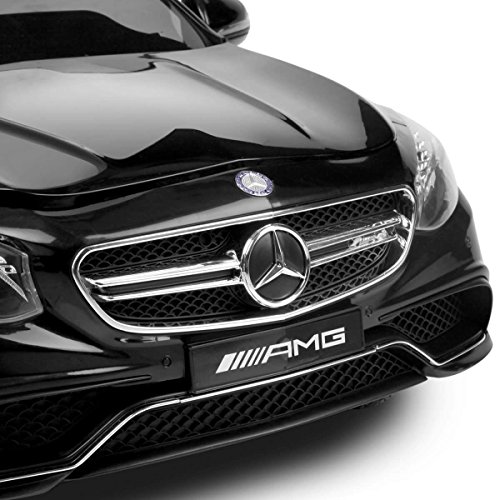 Codex Europe - Mercedes Benz S63 AMG - Coche Eléctrico Bateria / Automóviles Infantiles para Niños 12V -, con mando a distancia 2.4Ghz, ruedas EVA suaves - Negro - 124 x 60 x 34 cm