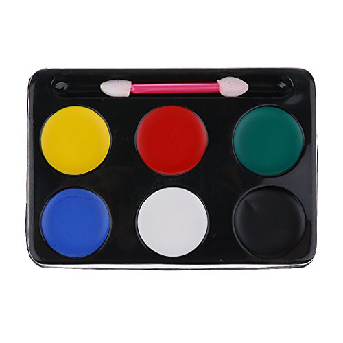 Colcolo Payaso Rojo Circo Nariz Cara Cuerpo Pintura Paleta Kit Halloween Maquillaje Pintura