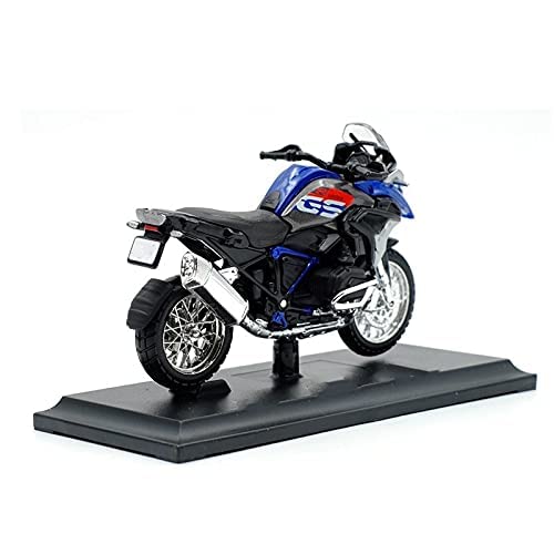 Colección de modelos Relación de motocicleta juguete 1:18 Compatible with B-M-W R1200GS 2017 Alloy Diecast Motorycle Modelo Workable Shork Absorber Juguete Niños Regalos Lacio de juguete Pasatiempos