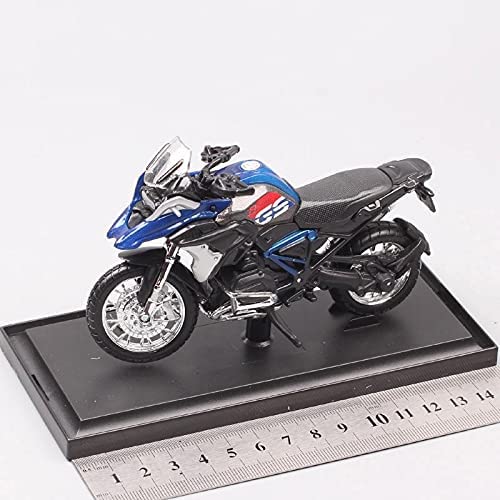 Colección de modelos Relación de motocicletas de juguete Compatible with B-M-W R1200GS 2017 1:18 Escala Motocicleta Modelo Juguete Diecast Vehicle Adventure Touring Bike Miniatura Ciclo Niños Niño