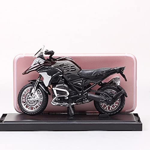 Colección de modelos Relación de motocicletas de juguete Compatible with B-M-W R1200GS 2017 1:18 Escala Motocicleta Modelo Juguete Diecast Vehicle Adventure Touring Bike Miniatura Ciclo Niños Niño