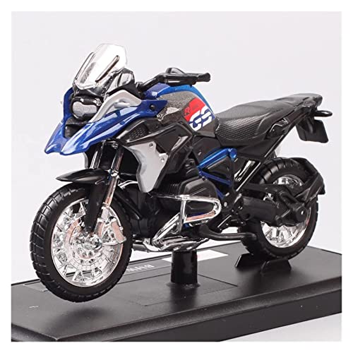 Colección de modelos Relación de motocicletas de juguete Compatible with B-M-W R1200GS 2017 1:18 Escala Motocicleta Modelo Juguete Diecast Vehicle Adventure Touring Bike Miniatura Ciclo Niños Niño