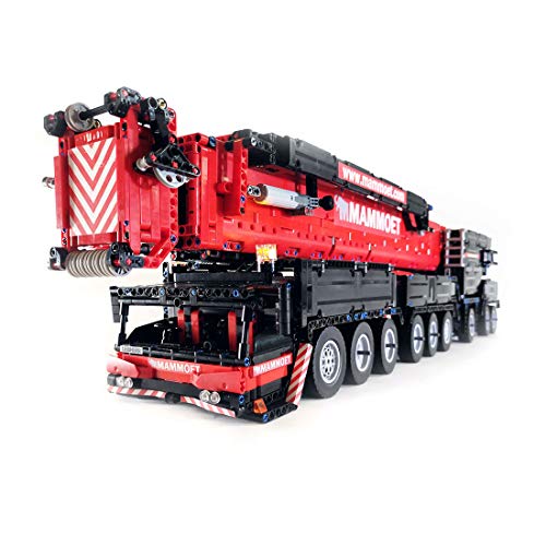 ColiCor Technic Crane 7769pcs 1:20 2.4G Control remoto Technics RC Mobile All-Terrain Crane con 12 motores y 9 Puentes Compatible con Lego