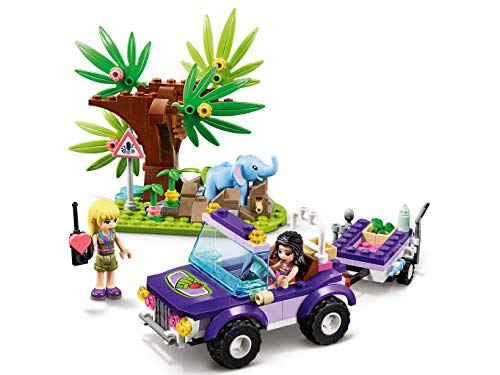 Collectix Lego Friends 41421 - Juego de salvavidas de elefante con transportador + 30412 picnic en el parque (bolsa de plástico)