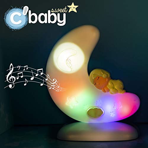 ColorBaby - Lámpara musical infantil con melodías por bluetooth c'baby sweet (43528)