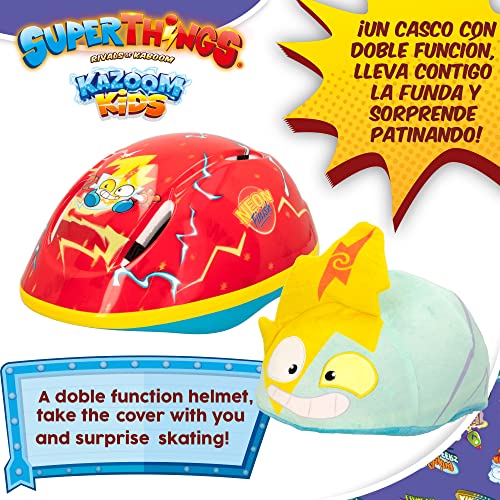 ColorBaby SuperThings - Superthings - Casco 3D c/Funda de Peluche (77284)