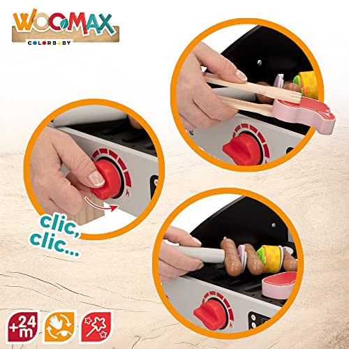 ColorBaby WOOMAX 49315 - Woomax-Mesa Barbacoa Madera +3a