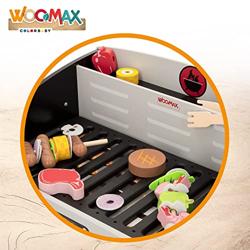 ColorBaby WOOMAX 49315 - Woomax-Mesa Barbacoa Madera +3a