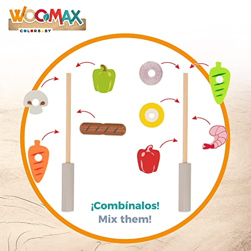 ColorBaby WOOMAX 49315 - Woomax-Mesa Barbacoa Madera +3a