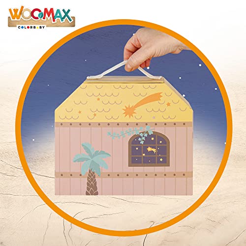 ColorBaby WOOMAX 49324 - Woomax-Belen Madera 15 pcs +3a