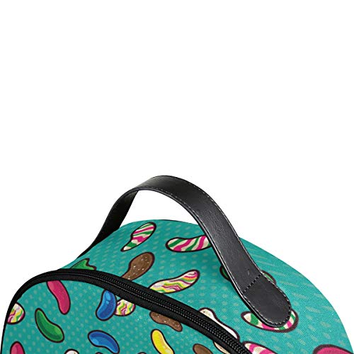 Colorido Jelly Bean Candy mochila para niños y niñas, mochila escolar