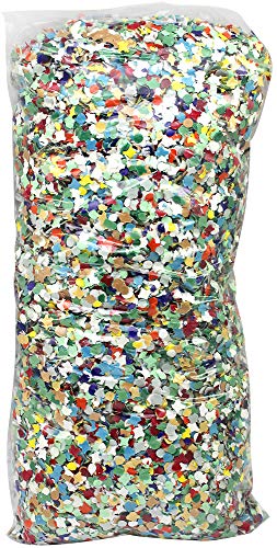 com-four® 1000g Saco de Confeti en Colores Brillantes - Decoraciones para Fiestas, el año Nuevo y cumpleaños - Bolsas de Confeti Multicolor