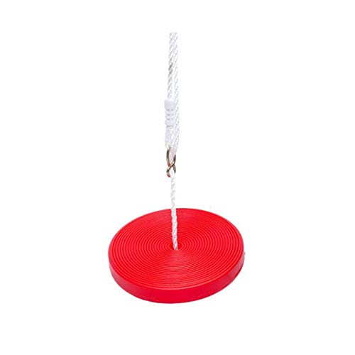 Cómodo columpio de hamaca Disco for niños Cuerda de nylon Cuerda de nylon Segura y duradera Bandeja colgante ajustable Juguete Sling Tree Swing Patio de juegos interior y exterior Perfecto elegido par