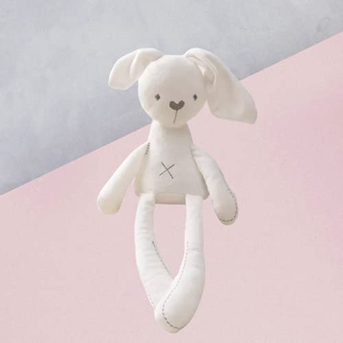 Conejo patas largas peluche blanco Bellverbox