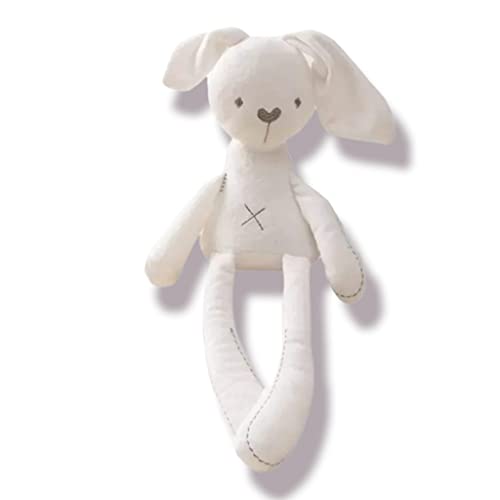 Conejo patas largas peluche blanco Bellverbox