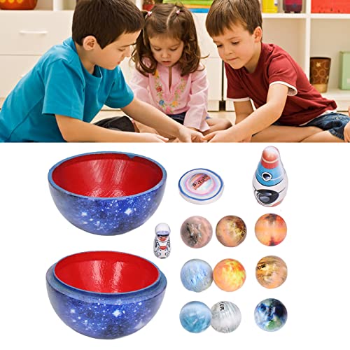 Conjunto de Modelos de Planetas Solares, Ciencia, Educación, Colorido, Espacio, Regalo Temático, Bordes Redondeados, Tilo, Astronomía, Modelo de Planeta para Uso Escolar