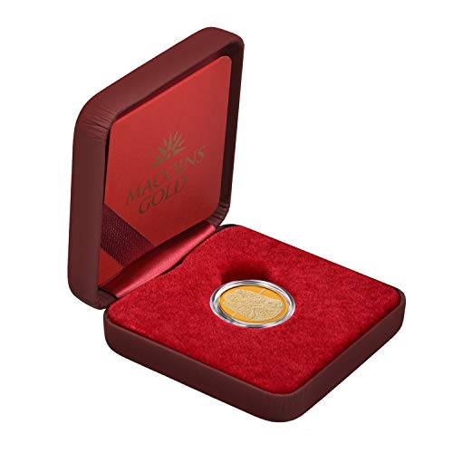 Conmemorativo Moneda Religiosa Medalla de Oro amarillo 24Ktes San Miguel Arcángel 16 mm 2.25 g 0.07 oz