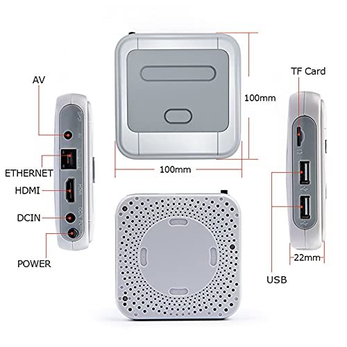 Consola Juegos Retro Reproductor Videojuegos Consolas Videojuegos 4K HD TV Para PS1/PSP/N64/DC Con Más 50000 Juegos Consolas Juegos Controladores Inalámbricos Duales 2.4G Interacción Familiare