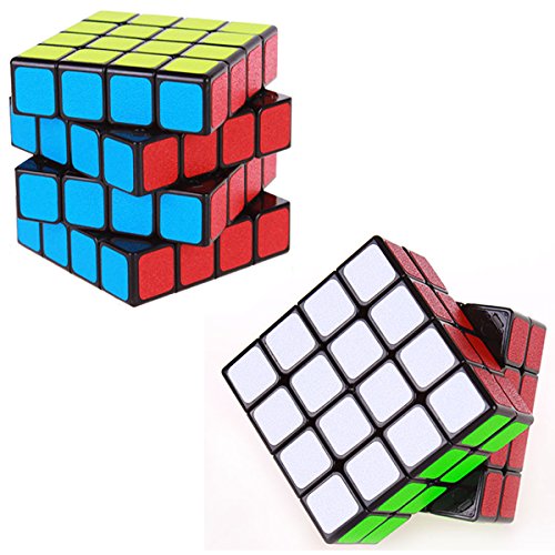 Cooja 4x4 Cube, Speed Cube Magic Puzzle Cubo Rompecabezas Brain Teaser Cubos Inteligentes Regalos para Niño Adulto