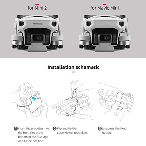 Correa de Hebilla de Hélice, Hecha de Material de Goma Termoplástica Flexible, Soporte Estabilizador Cinturón Protector Ajuste TPR Diseñado para dji Mavic Mini 1/2