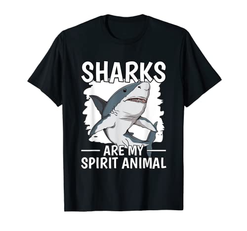 Cosas Tiburón Sharks Are My Spirit Animal Tiburónes Camiseta