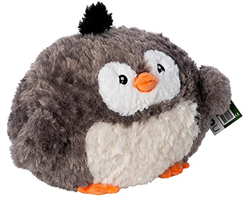 Cozy NOXXIEZ - Calentador de manos para niños, peluche de peluche, almohada como cojín de calor para cama, coche y hogar (pingüino)