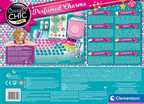 Crazy Chic Clementoni- Crazy Chic Perfumadas Abalorios niña, Multicolor (Clementoni S.p.A 18600)