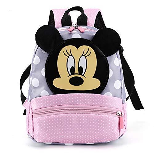 CYSJ Mochilas Escolares, Mochila 3D Minnie Mickey Mouse, Mochila Escolar para Niños, Mochila de Gran Capacidad,Mochila de Viaje para Deportes al Aire Libre, Regalo de Cumpleaños para Niños