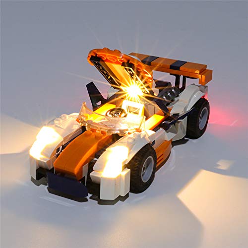 CZA Kits De Iluminación LED Para El Carro De La Puesta Del Sol Carreras De Carreras, Luces Conjunto Compatible Con LEGO 31089 Modelo De Bloques De Construcción (Modelo No Incluido)