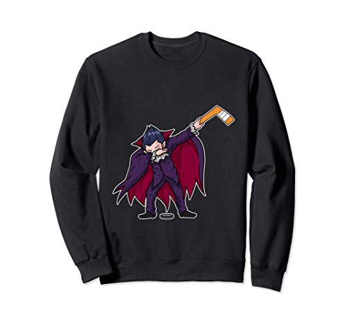 Dabbing Dracula Hockey Sobre Hielo Disfraz De Halloween Sudadera