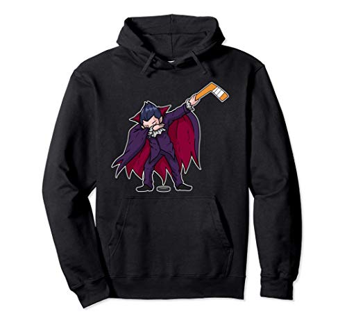 Dabbing Dracula Hockey Sobre Hielo Disfraz De Halloween Sudadera con Capucha