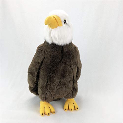 danyangshop Peluches 31 Cm Animal Lindo Simulación Animal Águila Calva Muñeca Niños Peluche Águila Calva Bebé Niño Juguete De Peluche Regalo