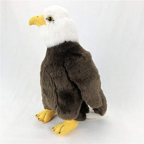 danyangshop Peluches 31 Cm Animal Lindo Simulación Animal Águila Calva Muñeca Niños Peluche Águila Calva Bebé Niño Juguete De Peluche Regalo