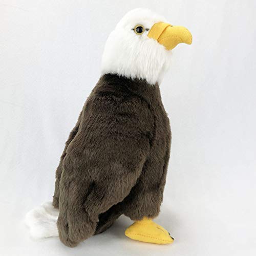 danyangshop Peluches 31 Cm Animal Lindo Simulación Animal Águila Calva Muñeca Niños Peluche Águila Calva Bebé Niño Juguete De Peluche Regalo