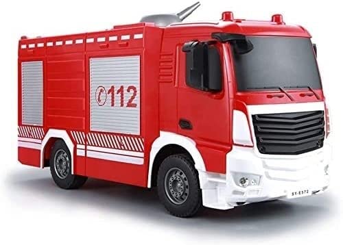 Darenbp Coche de control remoto 1:26 Chorro de agua a control remoto Camión de bomberos de carga Juguete móvil Coche de alta velocidad Coche de escalada Coche de carreras eléctrico Modelo de control r