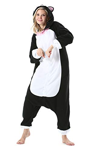 DarkCom Disfraz de Animal Unisex para Adulto Sirve como Pijama o Cosplay Sleepsuit de una Pieza