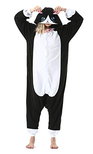 DarkCom Disfraz de Animal Unisex para Adulto Sirve como Pijama o Cosplay Sleepsuit de una Pieza