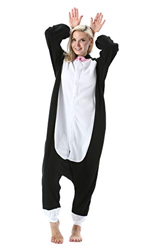 DarkCom Disfraz de Animal Unisex para Adulto Sirve como Pijama o Cosplay Sleepsuit de una Pieza