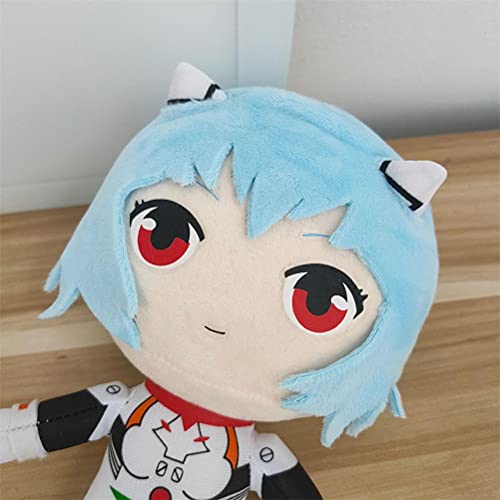 Dásīlín Rei Ayanami 8,7 en Juguetes de Peluche Evangelion, muñeco de Peluche de Anime Kawaii Evangelion Rei Lindo para Fans de EVA y niños