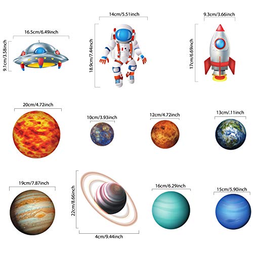 Decoraciones de Remolinos Colgantes de Fiesta de Espacio Exterior, Remolinos de Lámina de Letrero Planeta Azul Sistema Solar Cohete UFO Astronauta de techo para Niños Espacio Cumpleaños, 30 Piezas