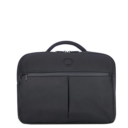 Delsey PARIS Laumiere Bolsa escolar, 40 cm, 13 liters, Negro (Noir)