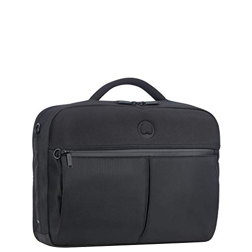 Delsey PARIS Laumiere Bolsa escolar, 40 cm, 13 liters, Negro (Noir)