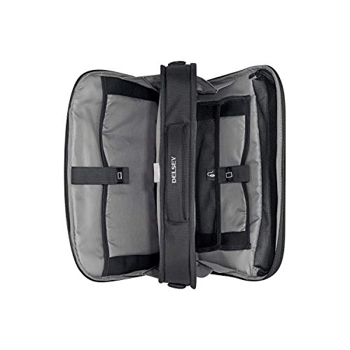 Delsey PARIS Laumiere Bolsa escolar, 40 cm, 13 liters, Negro (Noir)