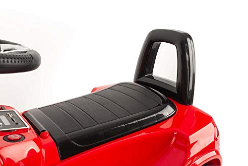 Devessport - Coche eléctrico para niños con Mando de Control Remoto - Mercedes GLS-63 Rojo - Coche teledirigido con batería - Ideal para niños de 3 a 8 años (máximo 30 Kg) - Medidas: 75 x 35 x 41 Cm