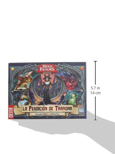 Devir- Hero Realms: La Perdición de Thandar, Multicolor (BGHRUI)