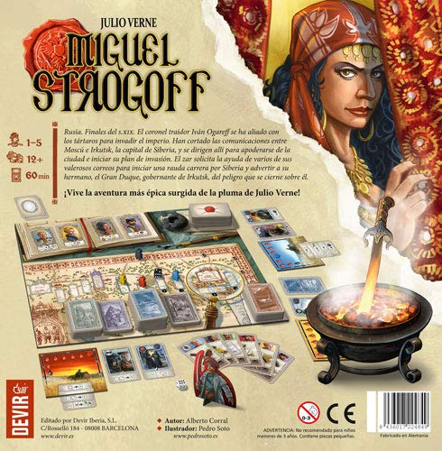 Devir- Miguel Strogoff, Juego de Mesa (BGSTROG)