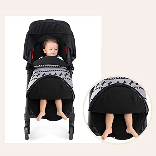 Dibiao Cochecito de Bebé Bolso del Empavesado Bolso del Empavesado Caliente 36 2X16 5 Universal Cochecito Saco de Dormir Impermeable a Prueba de Viento Clima Frío Cochecito para 0- 3 Años