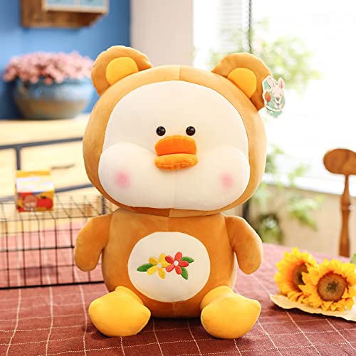 Dibujos Animados Lindo Pato De Peluche De Juguete Verde Amarillo Pato Muñeco De Peluche Almohada Muñeca De Pato Lindo Muñeca para Niños Ragdoll Regalo De Cumpleaños