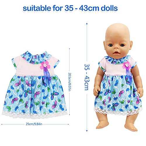 Diealles Shine Ropa de Muñecas para New Born Baby Doll, Ropa de Muñecas para Bebés 35-43 cm (Estilo 8)