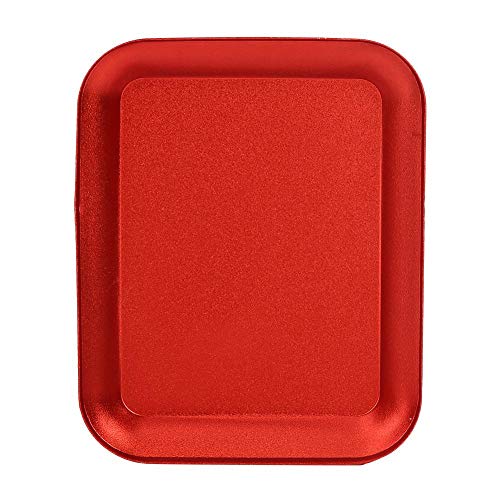 Dilwe Bandeja Magnética para Piezas, Pequeñas Modelo de Diseño de Herramientas Avanzadas Tazan para Tornillos de Placa Tuercas de Almacenamiento Tornillos(Rojo)